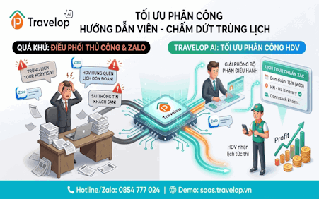 Giải Bài Toán Phân Công Hướng Dẫn Viên Bằng Phần Mềm Điều Hành Tour