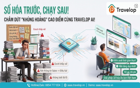 Chuyển Đổi Số Lữ Hành: Tại Sao "Phần Mềm Quản Lý Tour" Là Lựa Chọn Sống Còn?