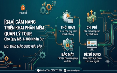 [Q&A] Cẩm Nang Triển Khai Phần Mềm Quản Lý Tour Cho Quy Mô 3-300 Nhân Sự